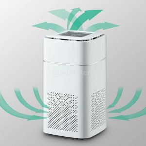Mini Air Purifier HEPA Small PM2.5 Air Cleaner w/UV Light EU
